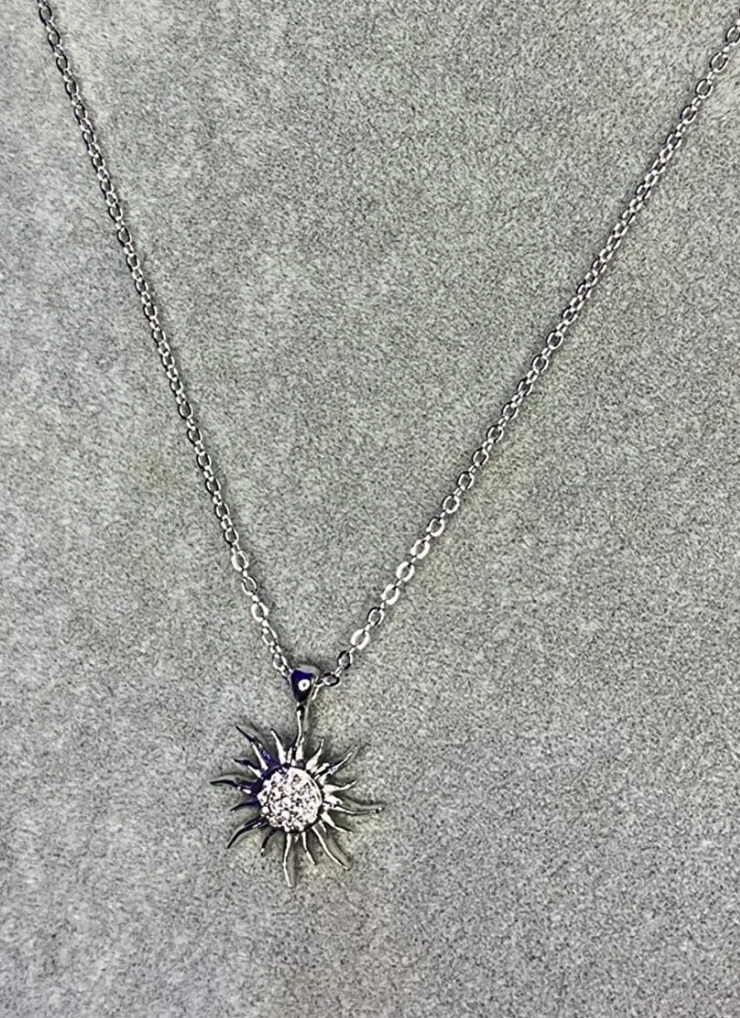 BERS ACCESSORIES Women's Zircon Stone Vip Series Sun Model Necklace sunblock