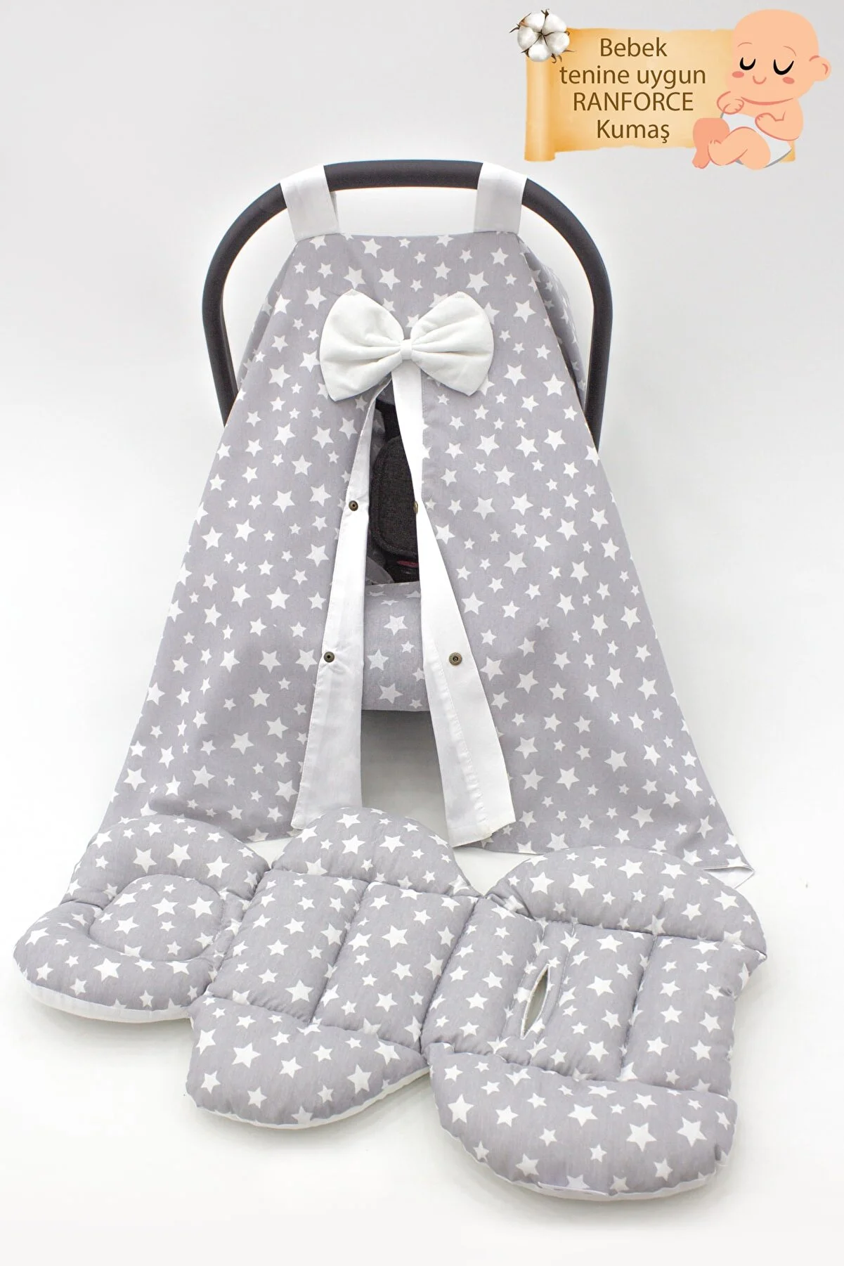 Mordesign Orthopedic Stroller Cushion Set - Comfort and Style for Your Baby"