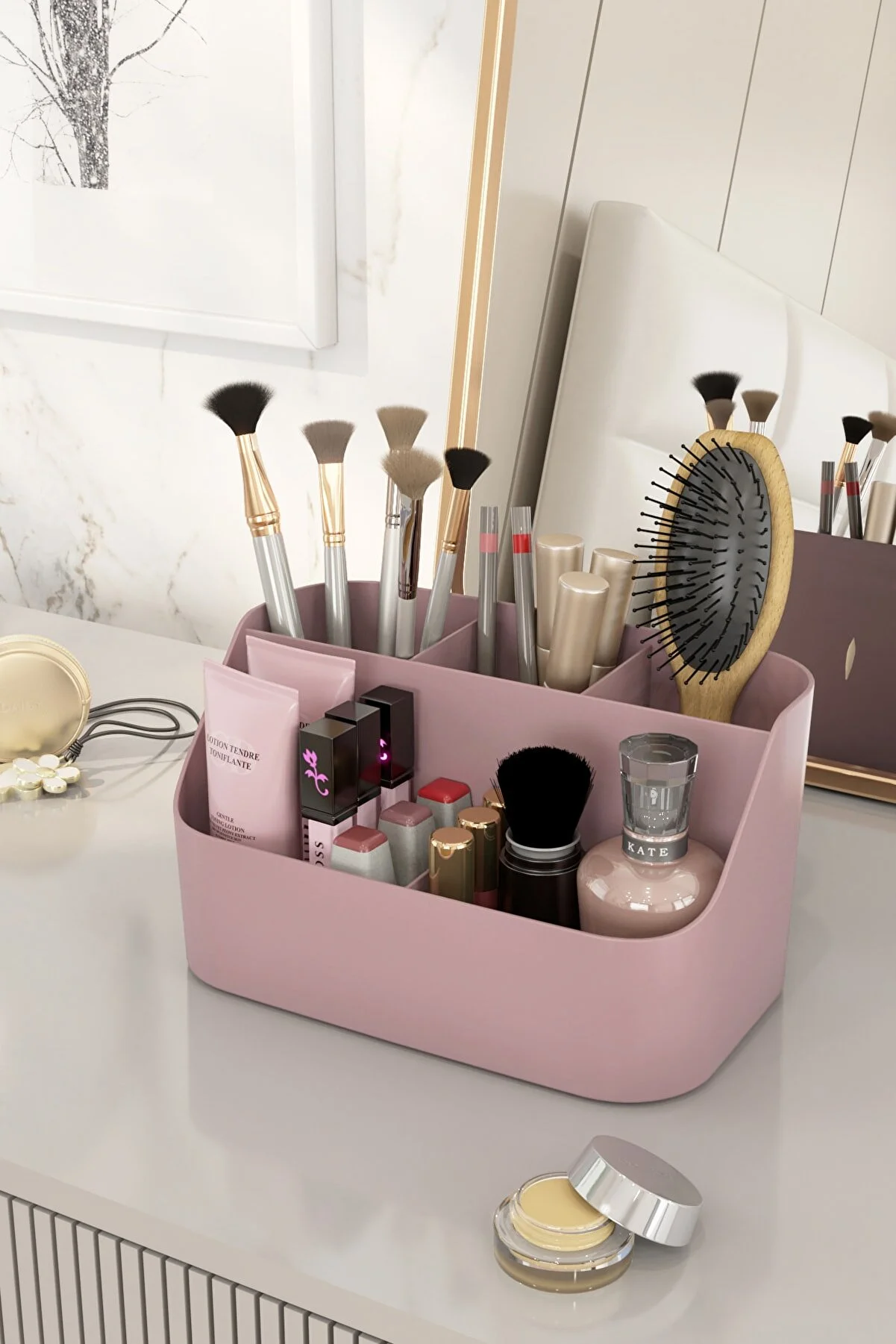 DOVİ HOME Pamela Makeup and Cosmetic Organizer - Brush Holder