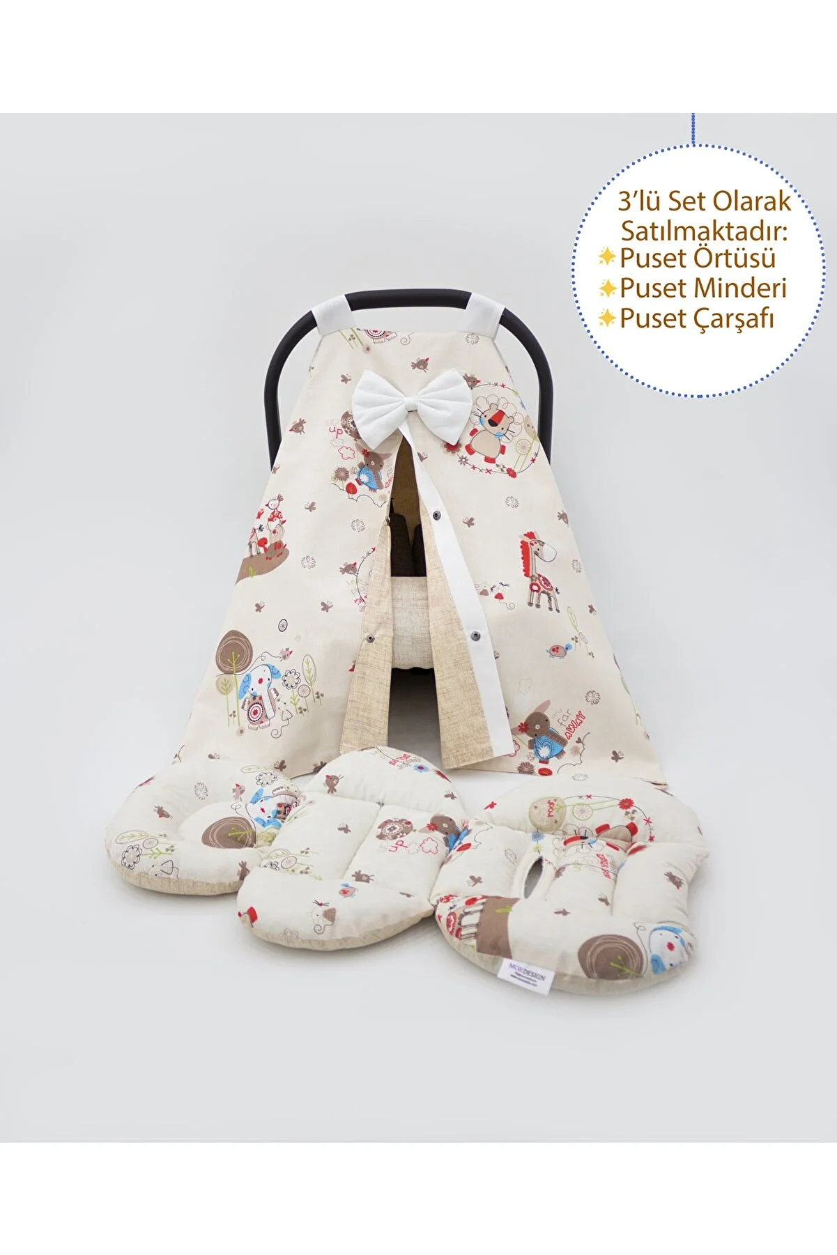 Mordesign Orthopedic Stroller Cushion Set - Comfort and Style for Your Baby"