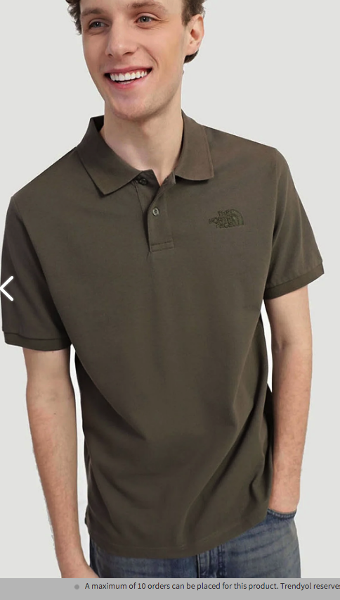 The North Face Men's Polo T-shirt Piquet Nf00cg7121l1 NF00CG7121L1