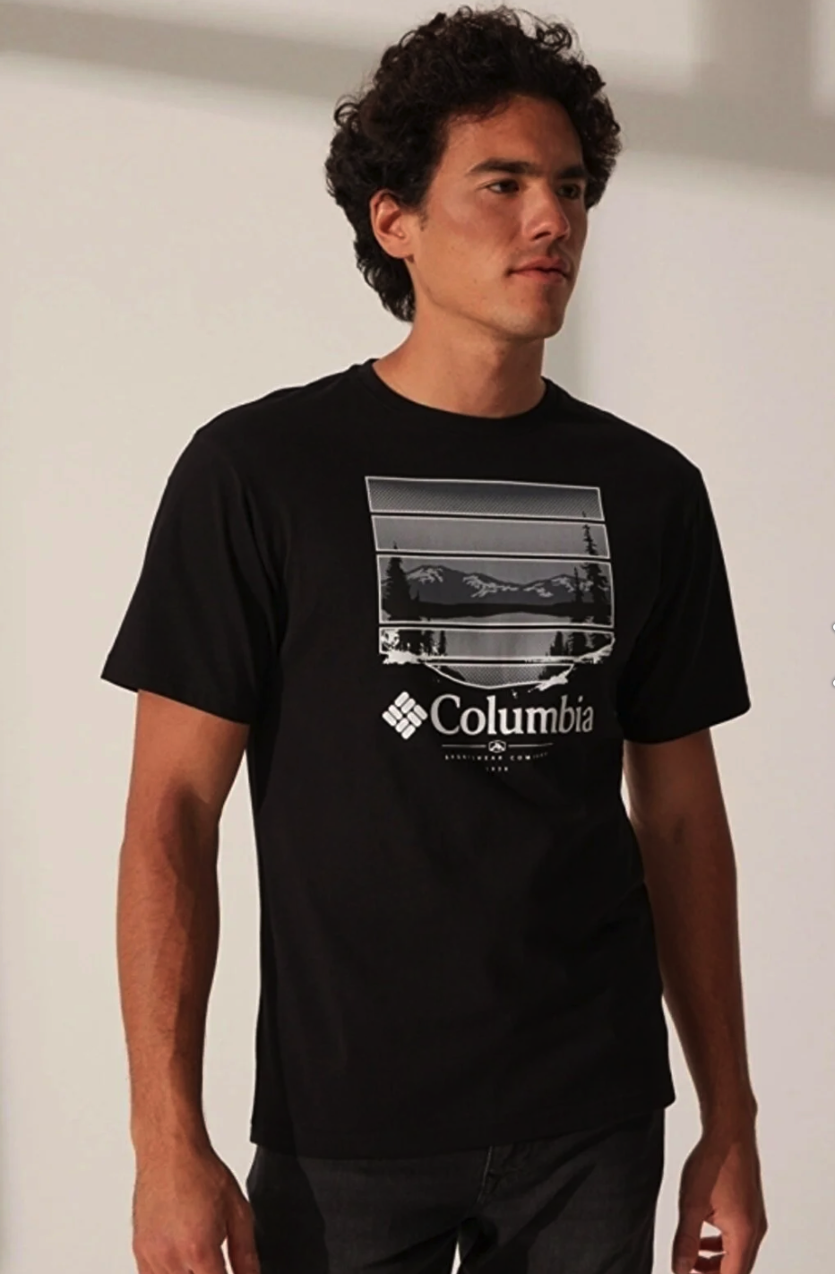 Columbia Csc M Colorful Vista Ss Tee Mens Short Sleeve T-Shirt Cs0304-010 CS0304-010