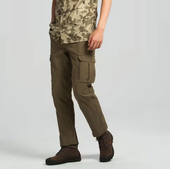 Men's Outdoor Trousers - Hunting and Nature Observing - Green - Light 500