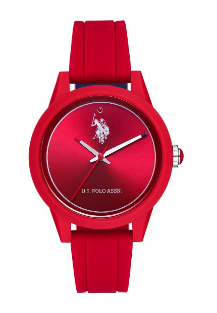 Women's Red Wristwatch