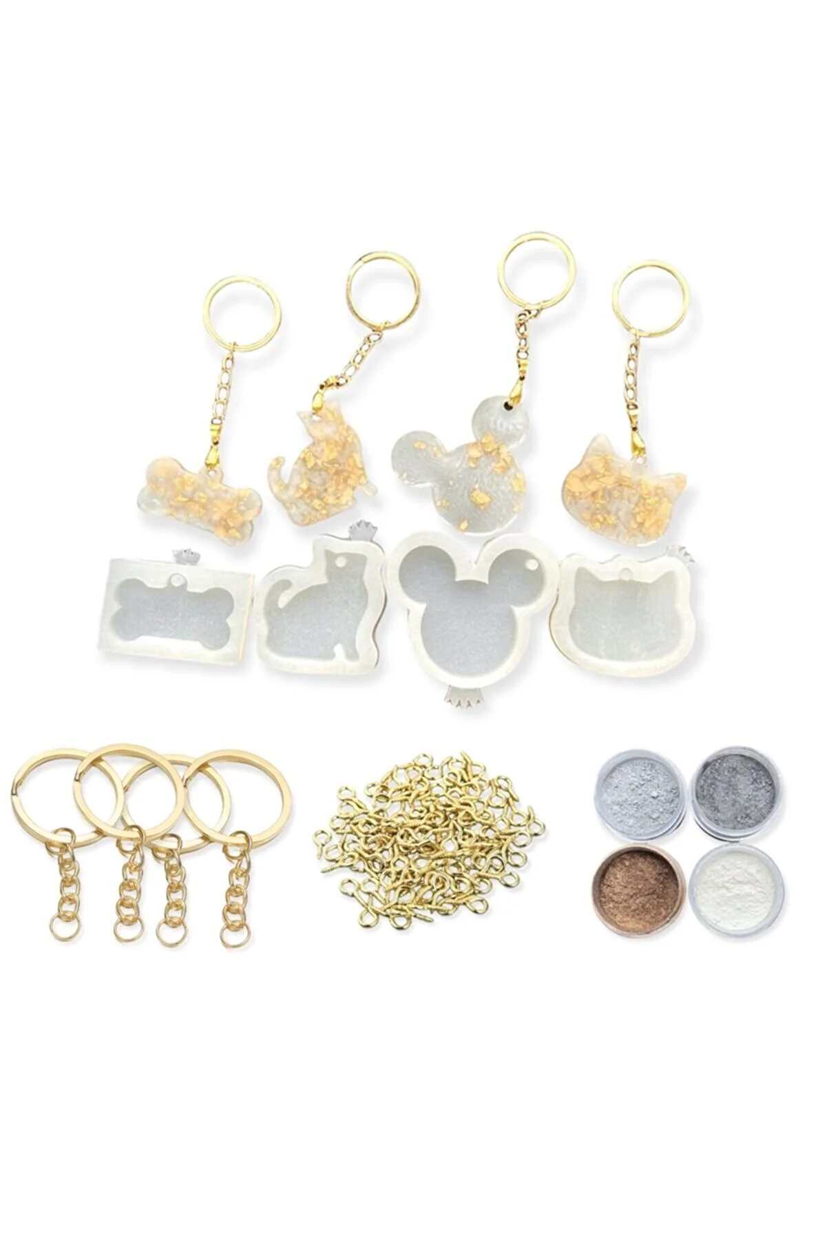 33 CNK Craft Shop Epoxy Resin Starter Kit with Silicone Molds