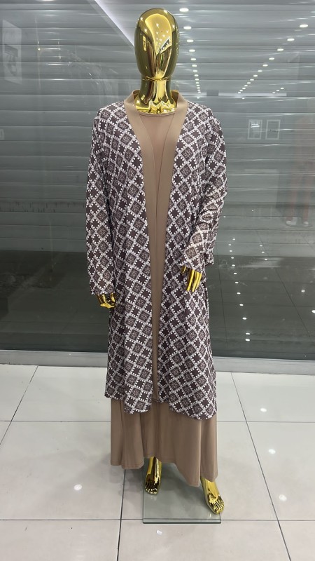 Long lycra dress with a distinctive long tunic, made in Türkiye