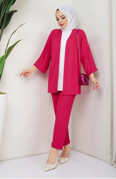 Fashion Krash Crepe Trend Suit 5660