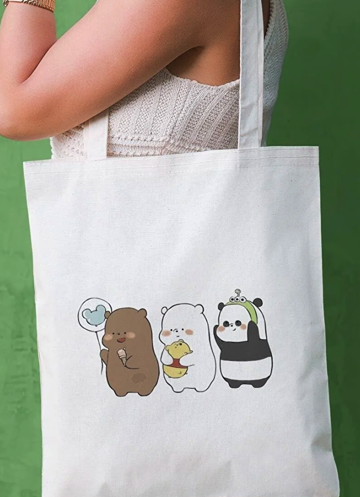 Çınar Tote Bag 3 Close Friend Printed Tote Bag