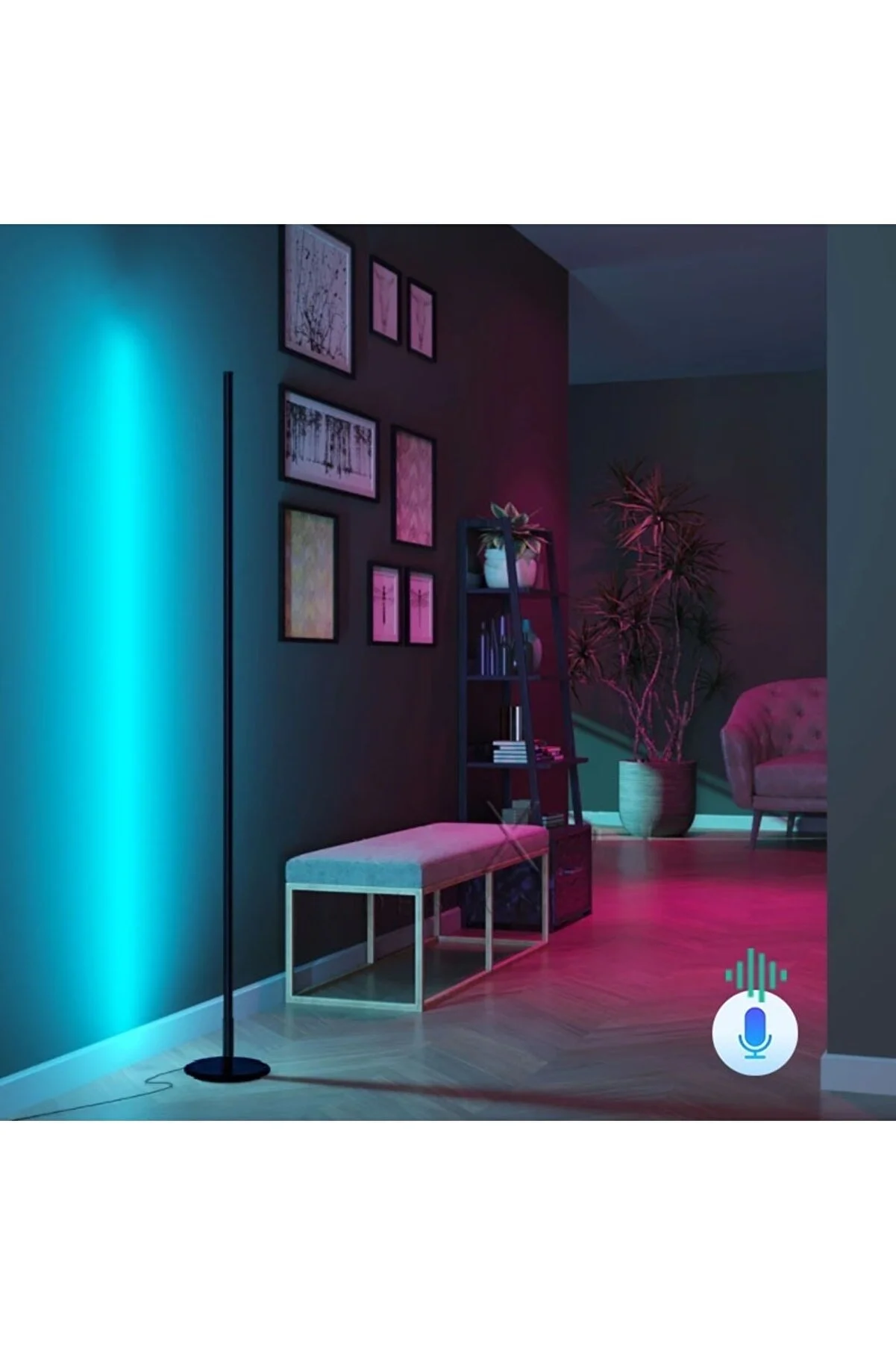 "Immerse Yourself in Sound-Activated Room Lighting: neeko Full RGB - Full Color - Multi-Feature Illumination System